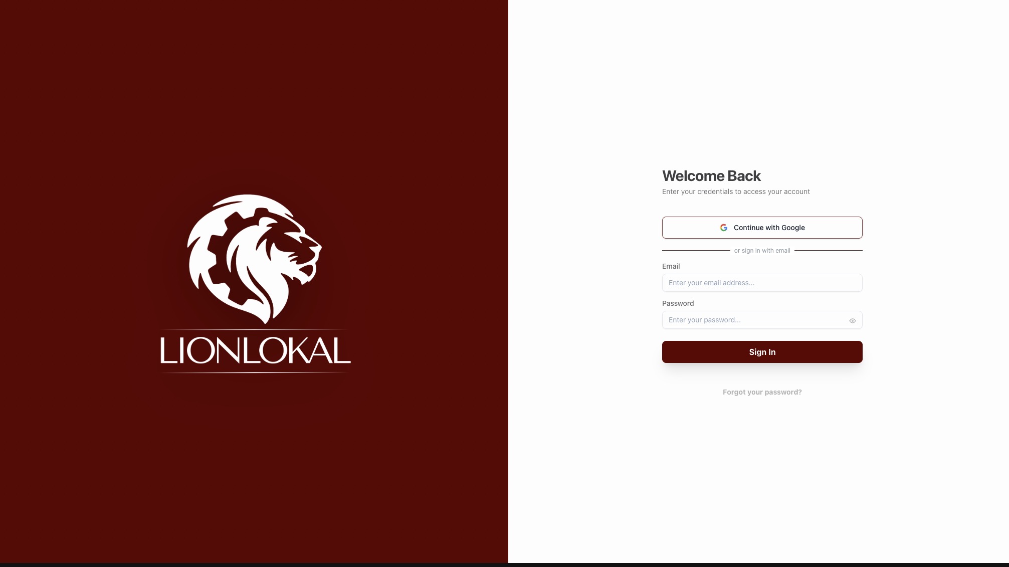 LionLokal Project Management